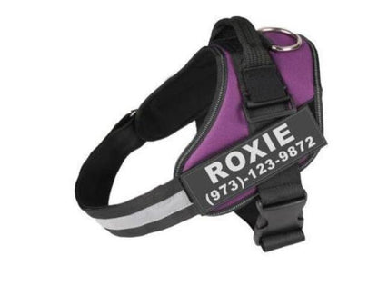 Personalised Custom Reflective Breathable Dog Harness NO PULL Adjustable Pet Harness For Small Large Dog Harness Vest With Patch