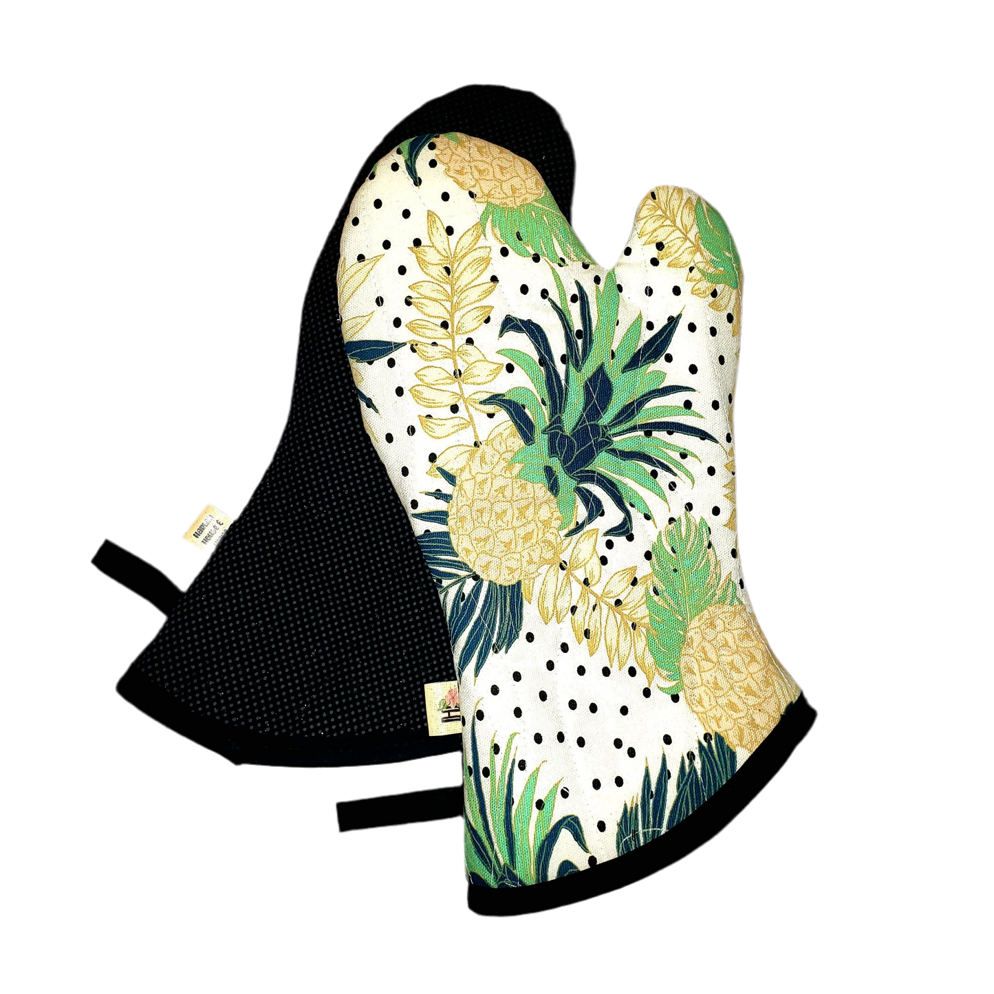 Heat proof oven mitt - Pineapple