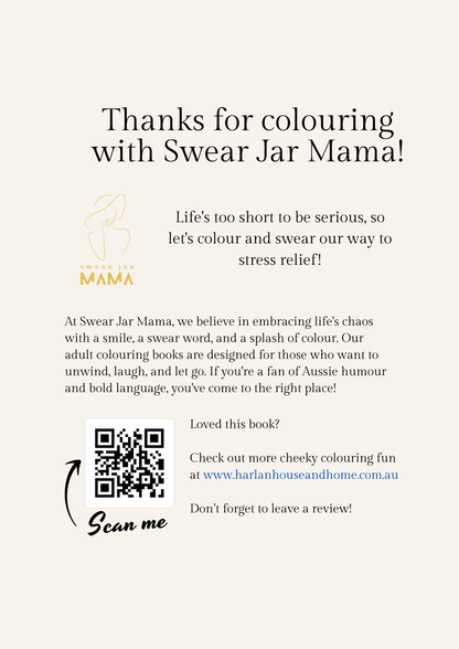 Sht’s Fcked, Let’s Colour – The Aussie Swear Word Edition (Printable PDF)