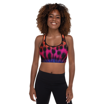 Pink Animal | Padded Sports Bra / Crop Top