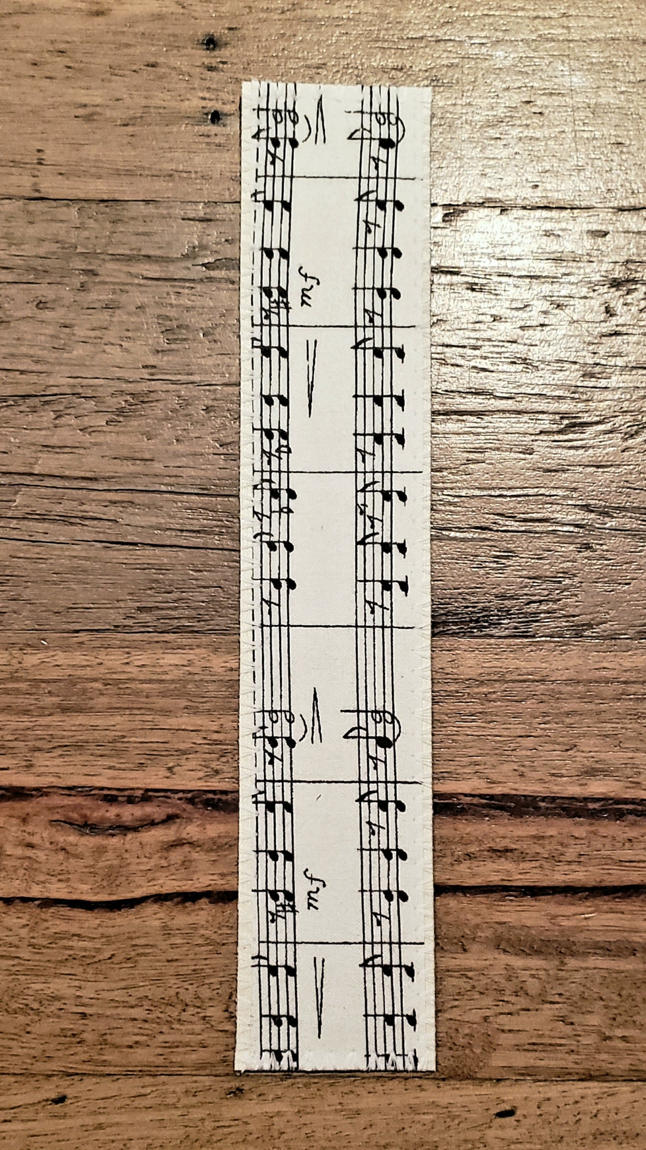 Music notes bookmark - Harlan House & Home