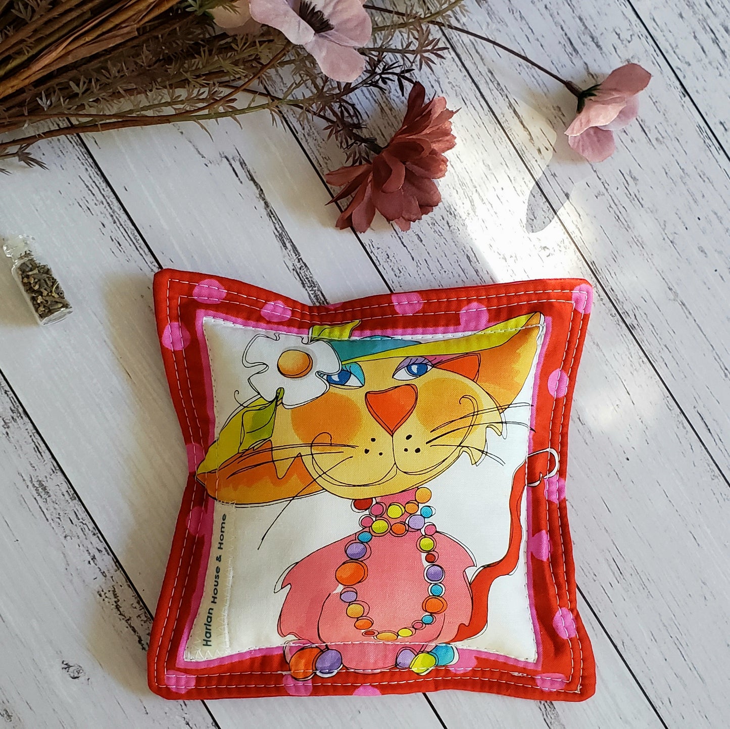 Lavender Heat & Ice Pack (Happy Cats Red) - Harlan House & Home