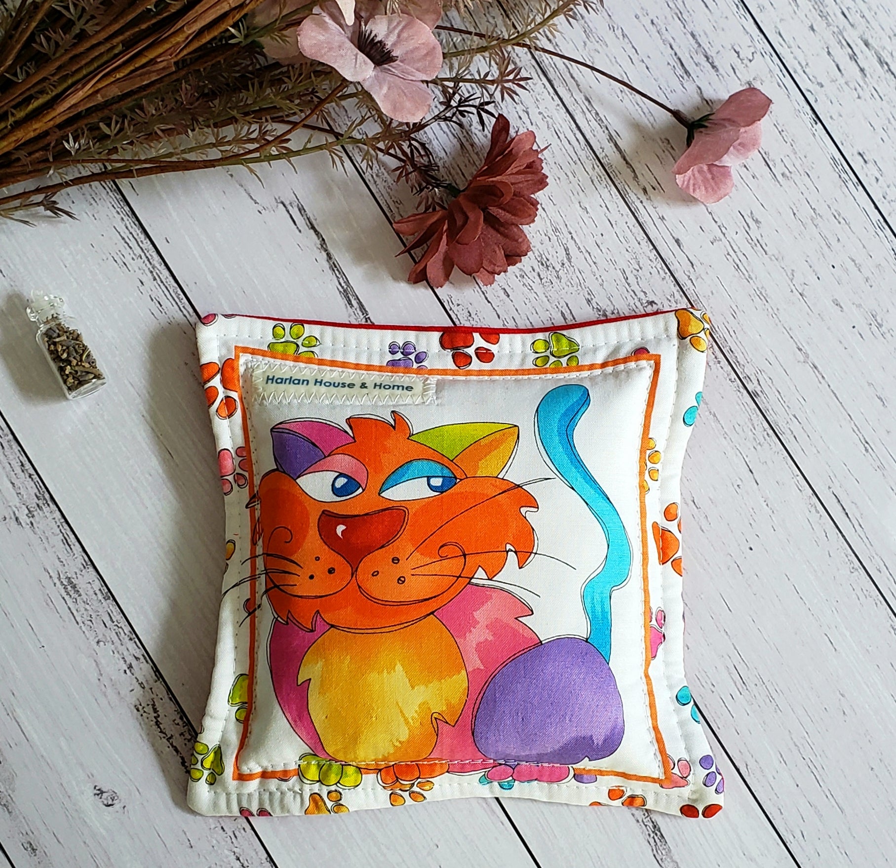 Lavender Heat & Ice Pack (Happy Cats White) - Harlan House & Home