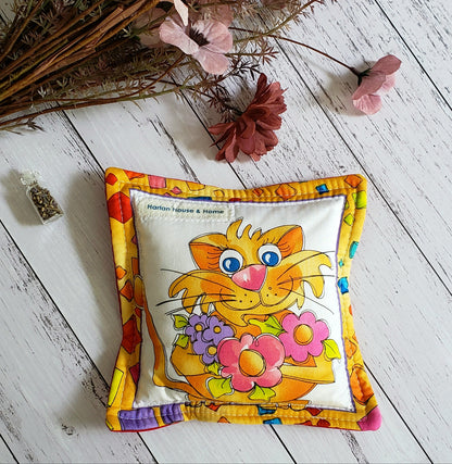 Lavender Heat & Ice Pack (Happy Cats Yellow) - Harlan House & Home