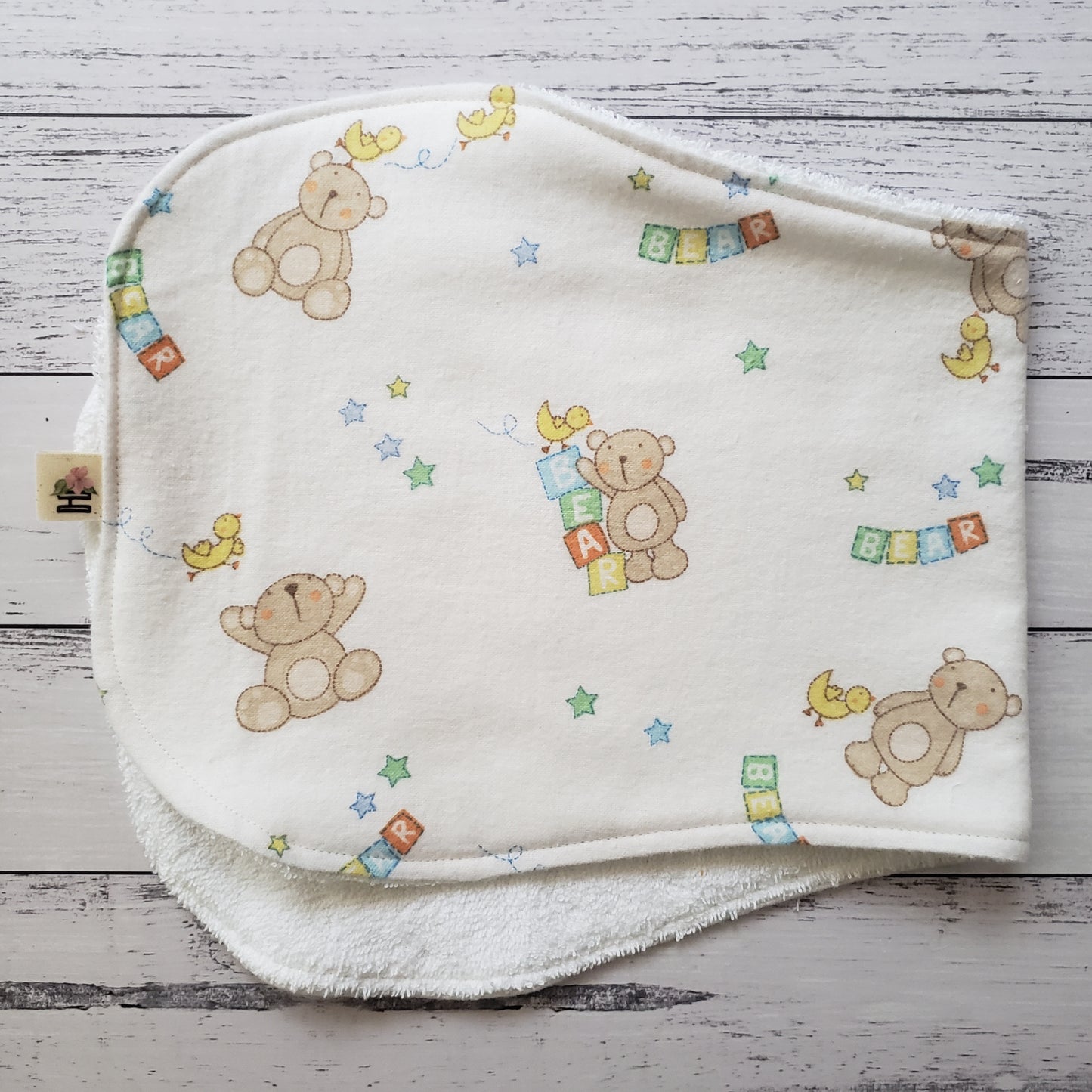 Bear Burp Cloth