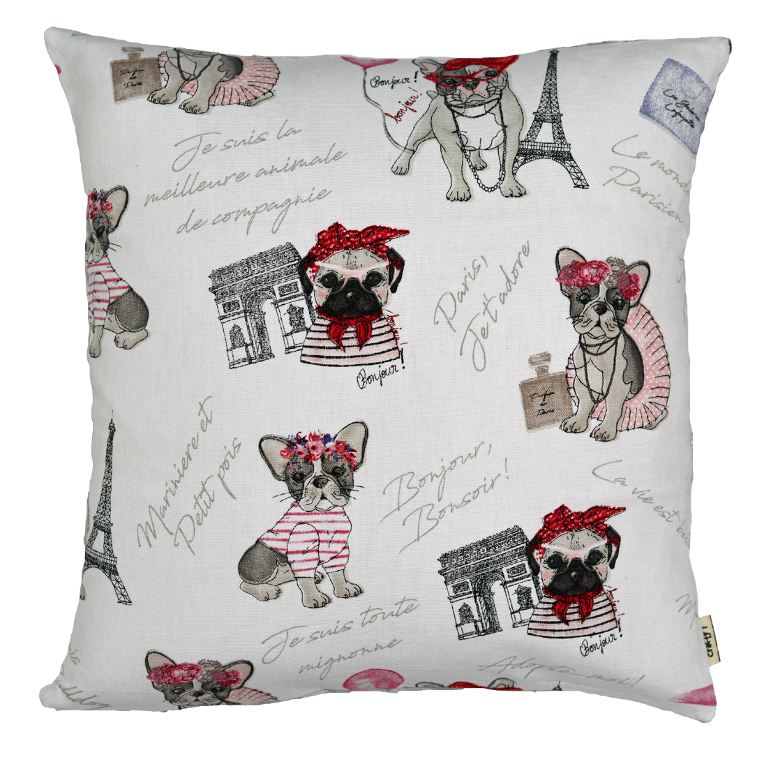 French Bulldog Cushion Cover - Harlan House & Home