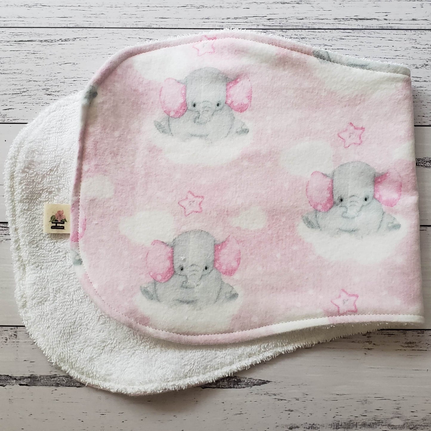 Elephants Burp Cloth