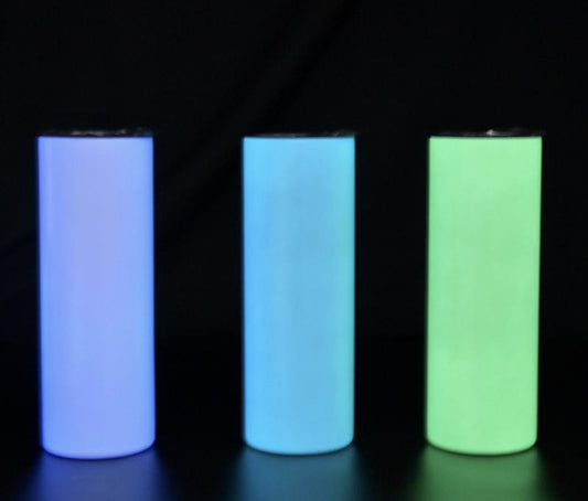 20oz Glow in the Dark Tumbler - Blue