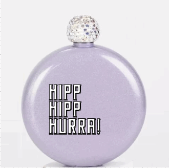 Hip flask (purple)