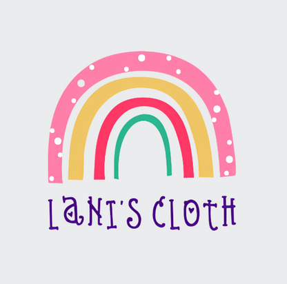 Personalised Face Washer - Rainbow
