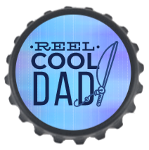 Bottle Opener Fridge Magnet - Reel cool dad