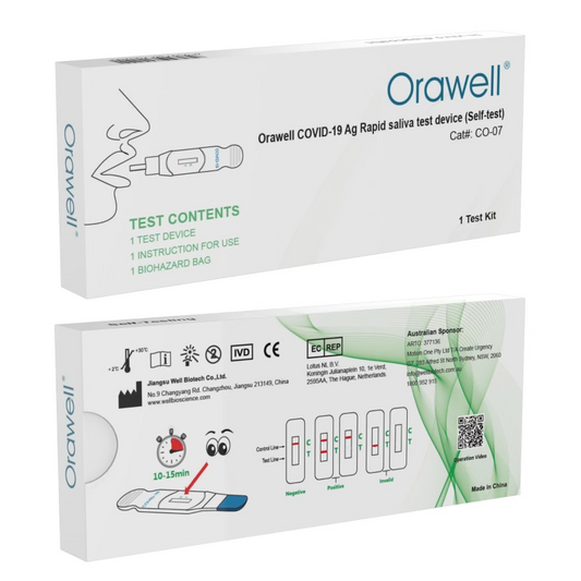 Orawell rapid antigen test (saliva)