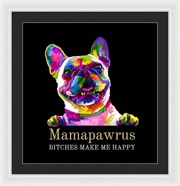 Mamapawrus - Framed Print