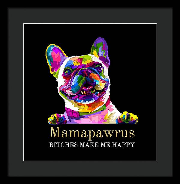 Mamapawrus - Framed Print