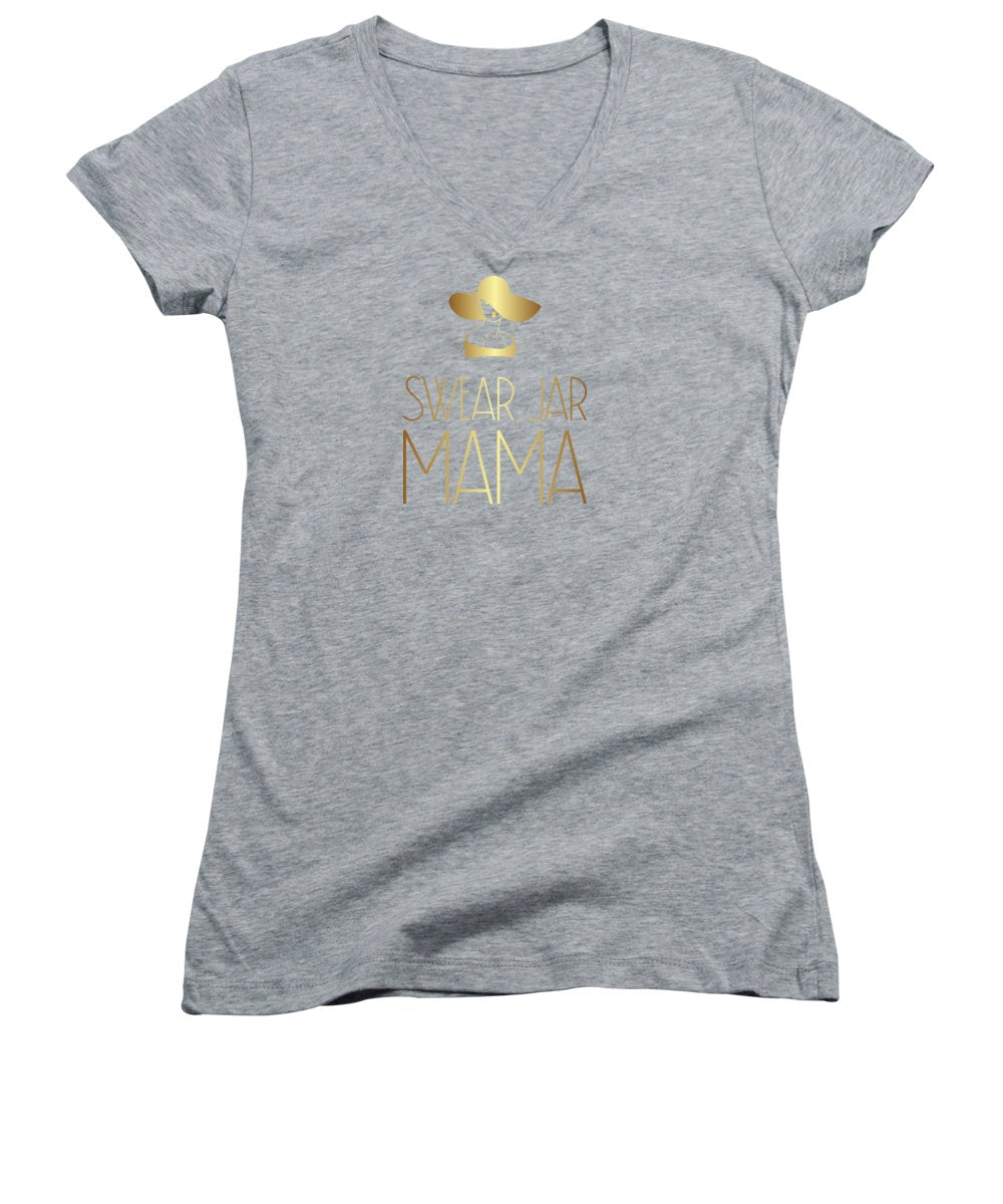 Swear Jar Mama - Women's V-Neck