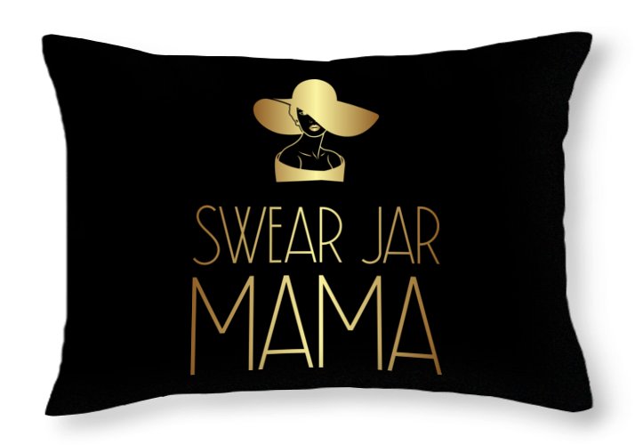 Swear Jar Mama - Throw Pillow